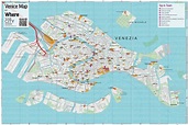 Cartina Venezia Dettagliata