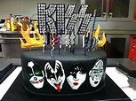 KISS Cake for Rock and Roll Birthday Party