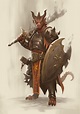 Dragonkin fighter | Concept art characters, Dungeons and dragons ...