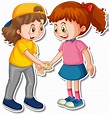Kids Shaking Hands Vector Art, Icons, and Graphics for Free Download
