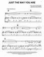 Bruno Mars "Just The Way You Are" Sheet Music Notes, Chords | Piano ...