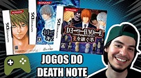 OS JOGOS OFICIAIS DEATH NOTE - YouTube