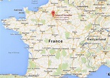 Where is Versailles on map of France