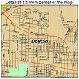 Dothan Alabama Street Map 0121184