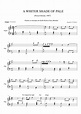 a whiter shade of pale sheet music for Piano, Other Woodwinds download ...