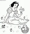 Dibujos de Blancanieves (Princesa Disney) para Colorear