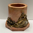 Hans Müller (1873-1937) - Vase with Bronze Scene - Catawiki