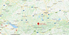 Where is Oberammergau on map of South Germany