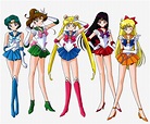 Sailor Moon Crystal Style - Sailor Moon Squad Png - Free Transparent ...