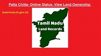 Patta Chitta Status Online – Track Tamilnadu PattaChitta Land Records