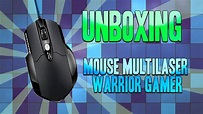 Unboxing Warrior Mouse Gamer Multilaser - YouTube