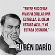 Frases de Rubén Darío, poemas cortos de amor