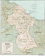 Map of Guyana (Relief map) : Worldofmaps.net - online Maps and Travel ...