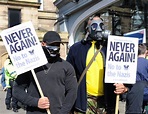 Anti Fascists protest against National Action march - Liverpool Echo