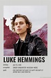 Luke Hemmings en 2021 | Carteles de cine minimalistas, Canciones 5sos ...