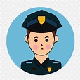 Avatar De La Policía De Dibujos Animados Imágenes De Gráficos Png ...