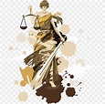 Lady Justice Goddess Themis, PNG, 1277x1268px, Watercolor, Cartoon ...