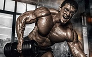 #791459 4K, Bodybuilding, Men, Dumbbells, Workout - Mocah HD Wallpapers