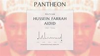 Hussein Farrah Aidid Biography - Somali political leader (b. 1962 ...
