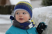 Free Images : snow, winter, sweet, boy, color, weather, child, hat ...
