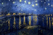 Vincent van Gogh (Dutch, Post-Impressionism, 1853-1890): Starry Night ...