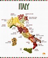Map of Italy with most famous dish/food per region : r/europe