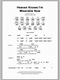 Heaven Knows I'm Miserable Now by The Smiths - Guitar Chords/Lyrics ...