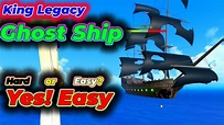 Way to defeat event boss Ghost Ship - King Legacy Update 3.17 - YouTube