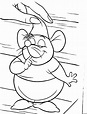 Coloring page : Cinderella mouse - Coloring.me