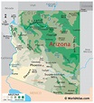 Arizona Mapas & Hechos - Atlas Mundial | Lost World