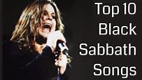 Top 10 Black Sabbath Songs - The HIGHSTREET - YouTube