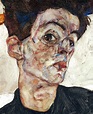 Egon Schiele Self-Portrait (detail) 1912 | Arte contemporaneo pintura ...