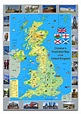 Children's Pictorial Illustrated Map of the United Kingdom – Tiger Moon