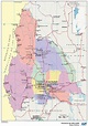 Mapa de la provincia de San Juan y sus departamentos - Tamaño completo ...