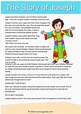 Free Joseph Bible story - print and read - part of lesson - Free Bible ...