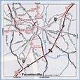 Maps of Fayetteville, North Carolina