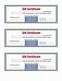 31+ Free Gift Certificate Templates - Template Lab