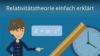 Relativitätstheorie einfach erklärt • Einstein Formel, Theorie · [mit ...