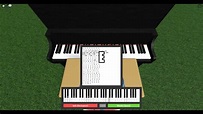 RUSH E easy ROBLOX Piano tutorial - YouTube