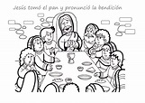 La Catequesis (El blog de Sandra): Colorea Jueves Santo: La última cena ...