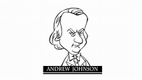 How to draw Andrew Johnson - YouTube