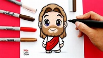 How to Draw JESUS CHRIST | Cómo dibujar a Jesucristo - YouTube