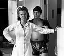 Louise Fletcher with Jack Nicholson on the set of One Flew over the ...