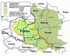Polish History | Polish History Map: Poland History Illustrated by ...