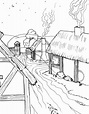 Jamestown Settlement Coloring Pages Sketch Coloring Page
