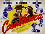 Original Casablanca Movie Poster - Humphrey Bogart - Ingrid Bergman