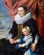 Portrait of a Lady with Her Daughter - Cornelis de Vos | Renaissance ...