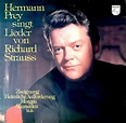 Hermann Prey, Richard Strauss - Hermann Prey Singt Lieder Von Richard ...