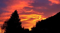 Feuer am Himmel ! Foto & Bild | wolken, himmel, natur Bilder auf ...