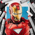 Iron Man finished 😁 ️ What do you think? | Marvel paintings, Marvel ...